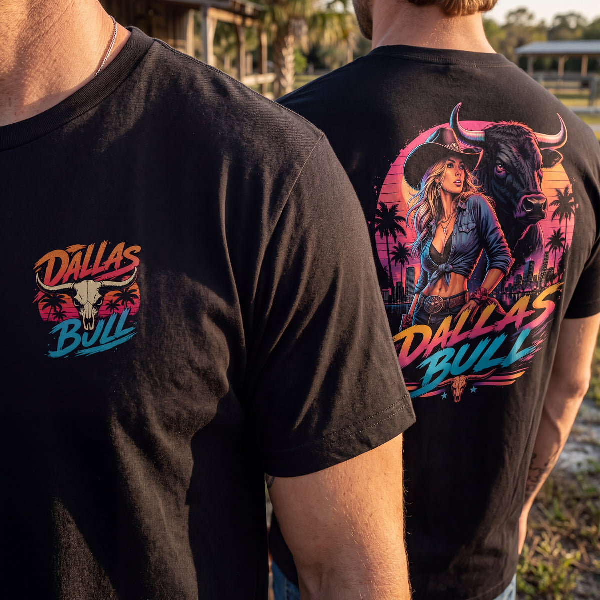 Dallas Bull Vice Vibes Comfort Colors® T-Shirt 072