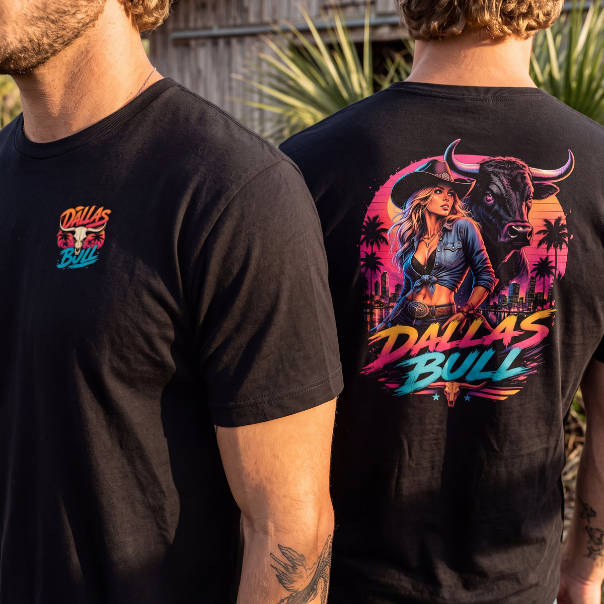 Dallas Bull Vice Vibes Comfort Colors® T-Shirt 072