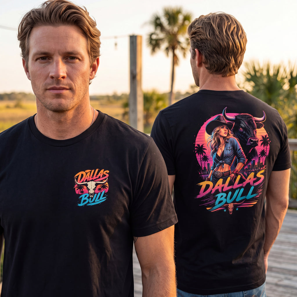 Dallas Bull Vice Vibes Comfort Colors® T-Shirt 072