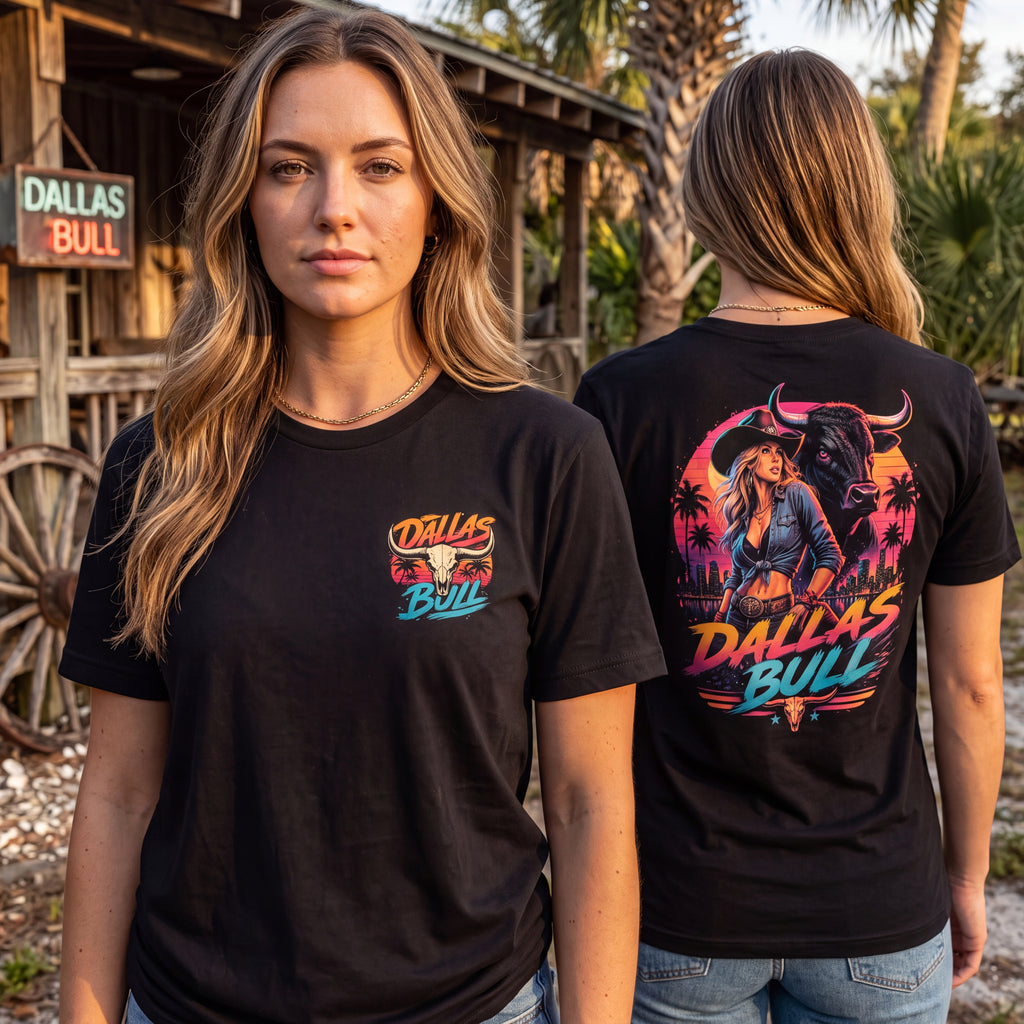 Dallas Bull Vice Vibes Comfort Colors® T-Shirt 072