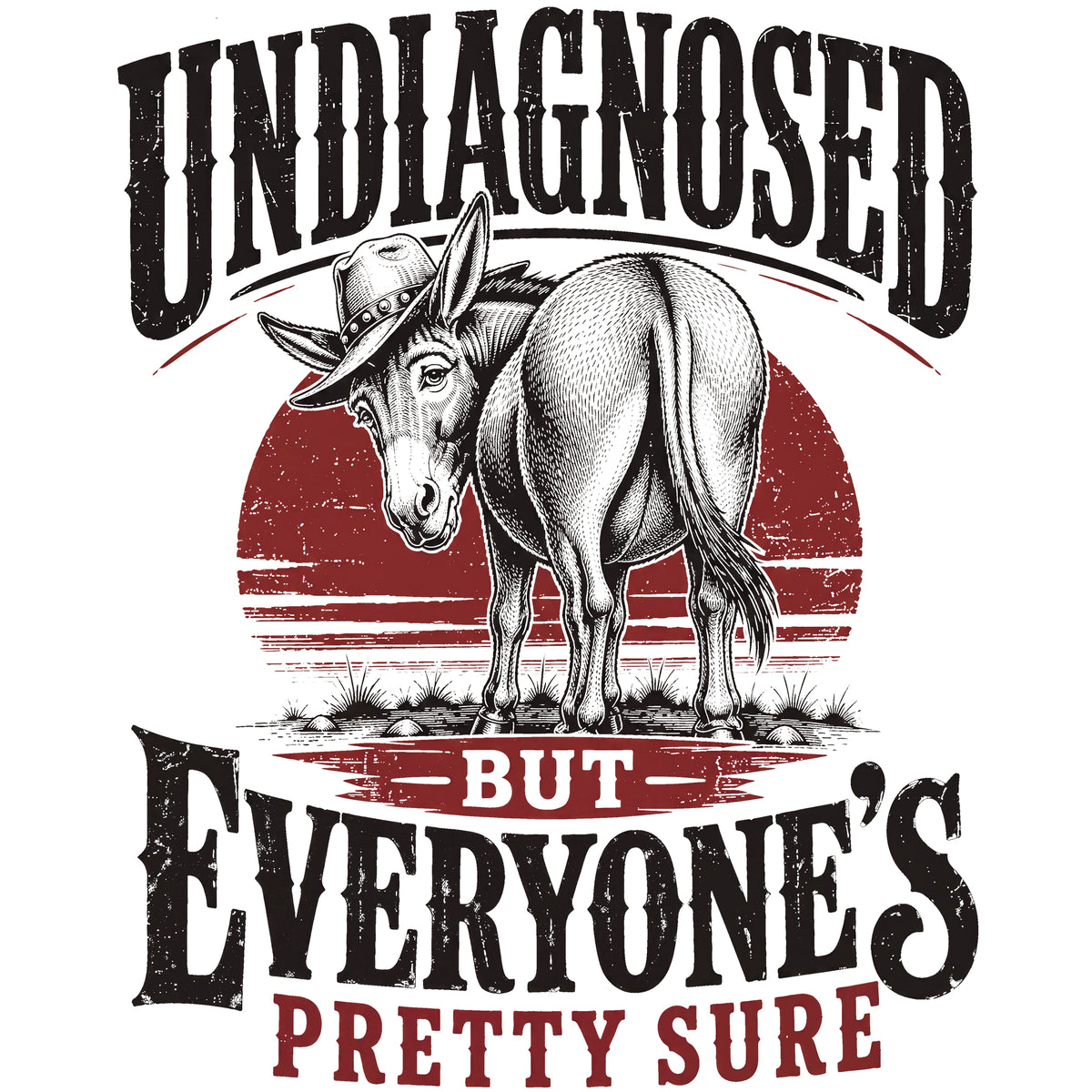 Undiagnosed, But Everyone’s Pretty Sure Comfort Colors® T-Shirt 012