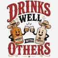 Drinks Well With Others Comfort Colors® T-Shirt 021