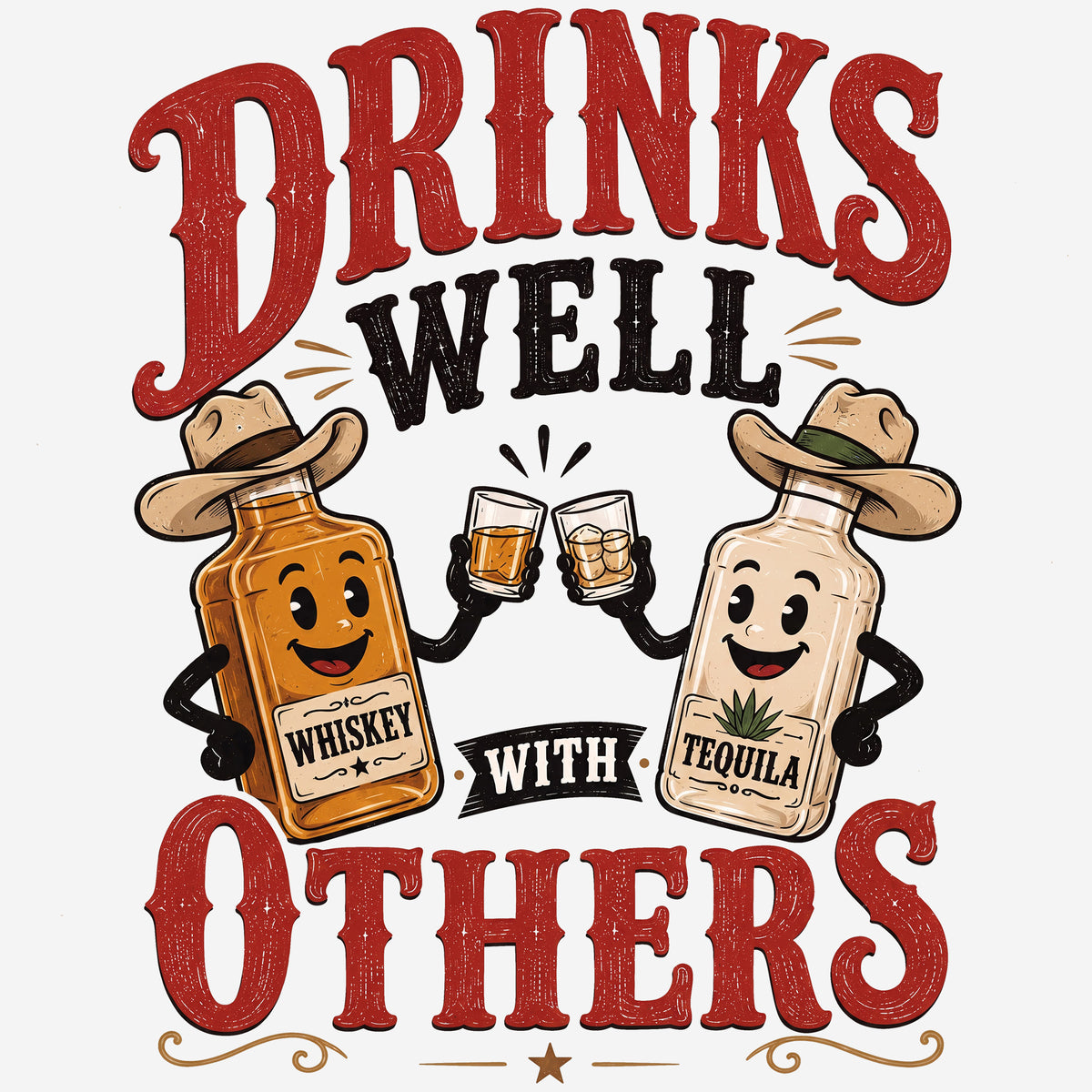 Drinks Well With Others Comfort Colors® T-Shirt 021