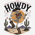 Howdy Skeleton Cowboy Comfort Colors® T-Shirt 049