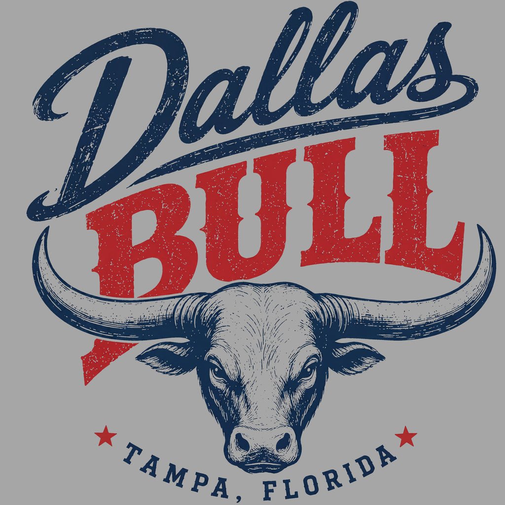 Dallas Bull Classic Look Comfort Colors® T-Shirt 052