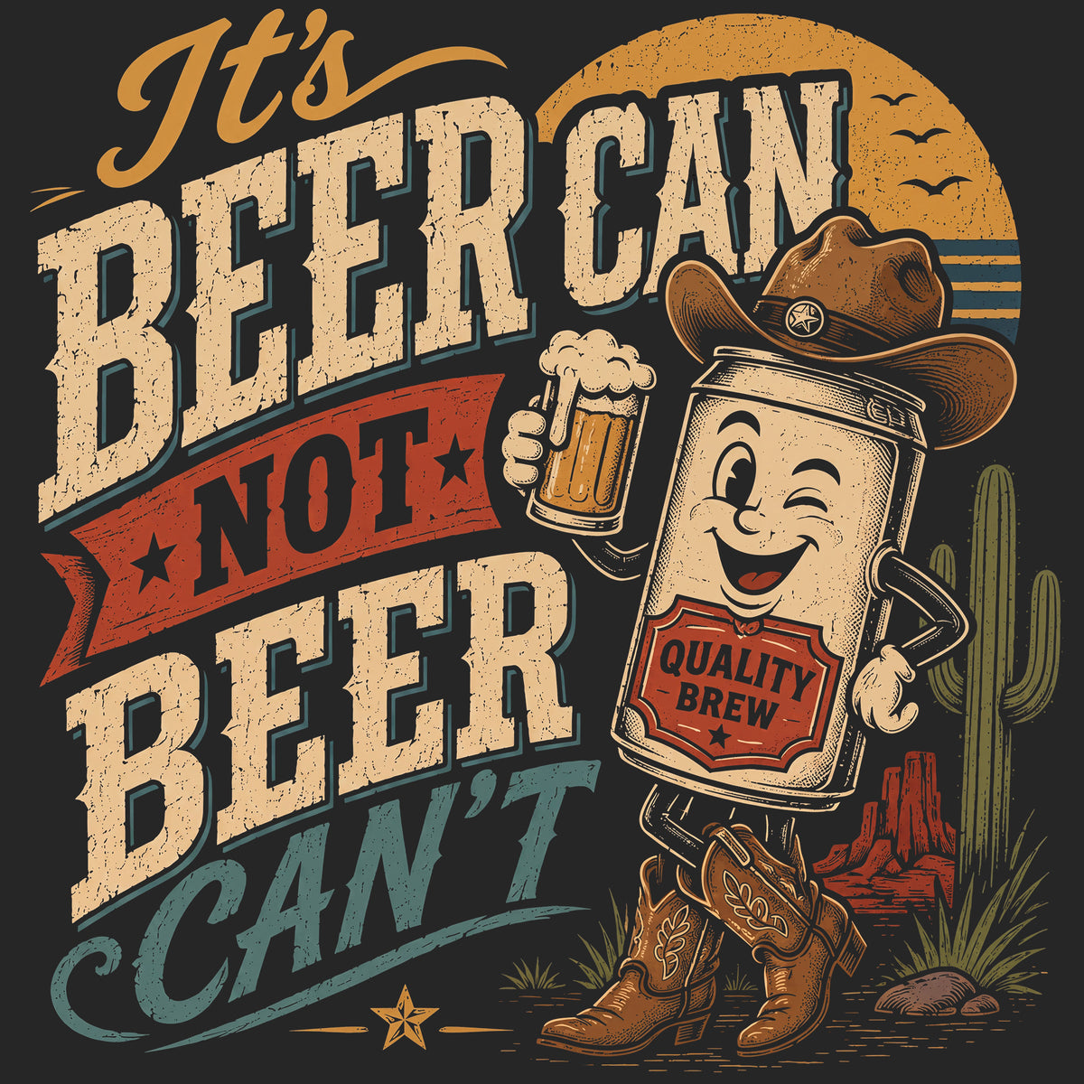 It’s Beer Can, Not Beer Can’t Comfort Colors® T-Shirt 019