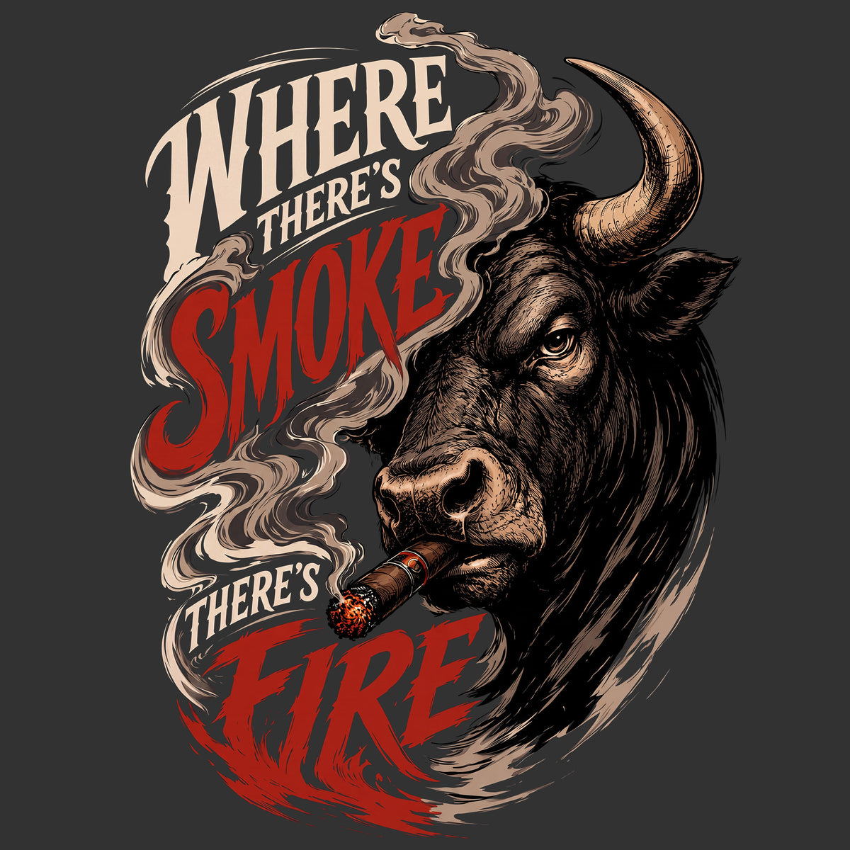 064 Where There’s Smoke, There’s Fire Comfort Colors® T-Shirt