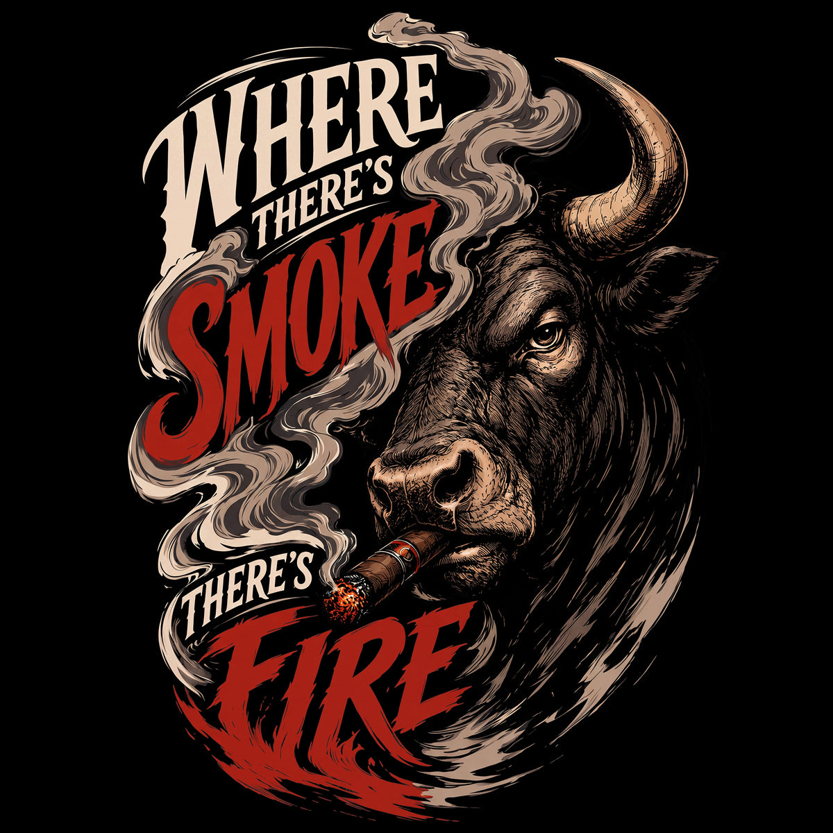 064 Where There’s Smoke, There’s Fire Comfort Colors® T-Shirt