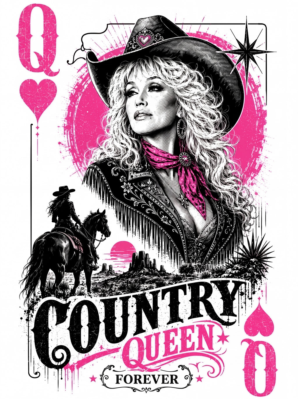 Country Queen Forever Comfort Colors® T-Shirt 060