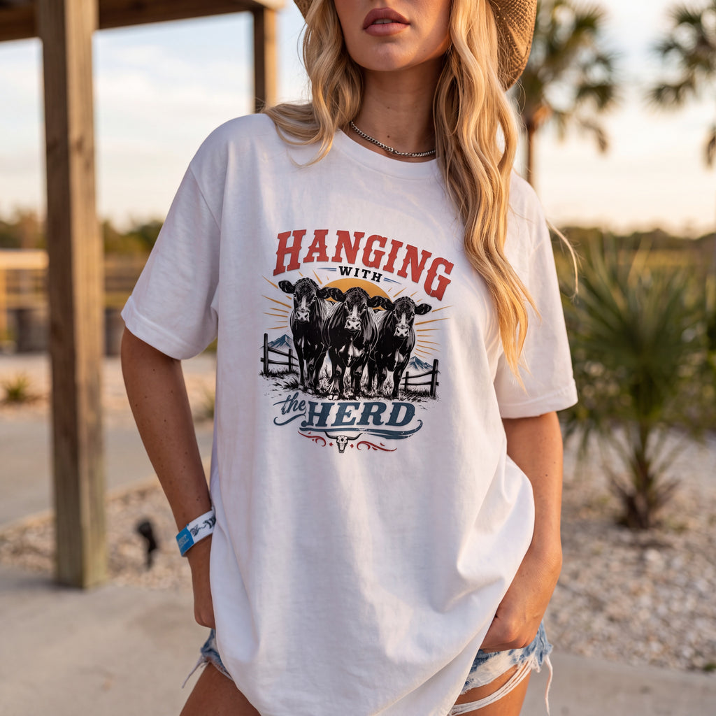 Hanging With the Herd Comfort Colors® T-Shirt 058